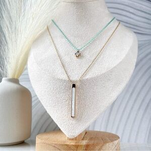 Park Lane Honor Necklace - Gold Cross Necklace 2 in 1